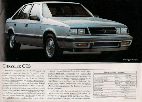 #ChryslerGTS1989