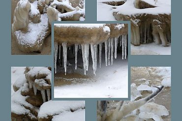 Tak wyglada nadmorski brzeg, natura potrafi!!! #zima #NadMorzem #mróz