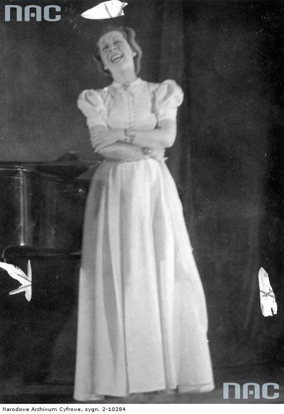 Janina Romanówna w Starym Teatrze w Krakowie_01.1941 r.