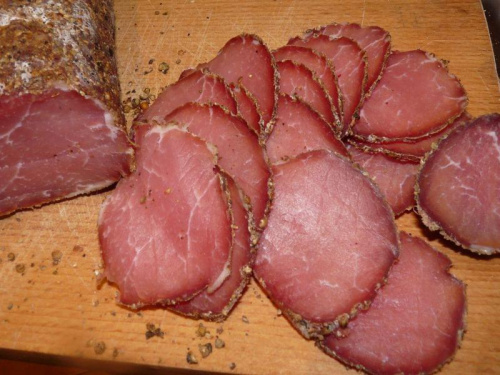 prosciutto własnej produkcji