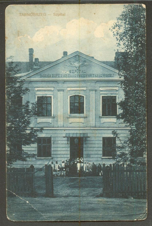 Tarnobrzeg ok. 1910 - szpital #Tarnobrzeg #szpital