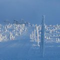 Widok na Końskie Łby ze Szrenicy #Karkonosze #góry #zima #śnieg #Szrenica #KońskieŁby
