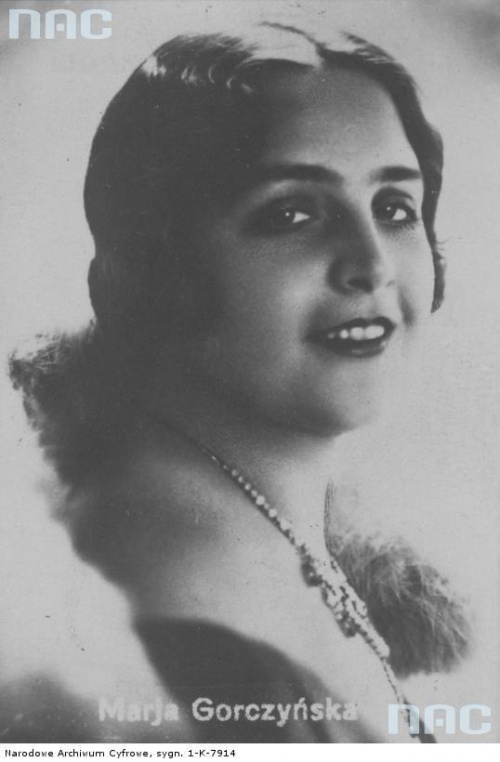 Maria Gorczyńska, aktorka_1920-1939 r.