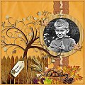 zestaw Kit "Tombent les feuilles" by Melancolie ,
czcionka -Bell MT ,