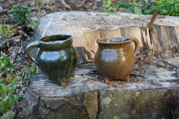 ceramika 14 wieczna #ceramika #glina #gliniak #kubek #kufel #średniowiecze