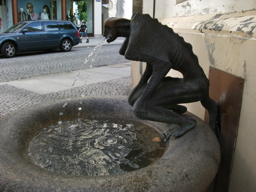 Görlitz,jedna z fontann...