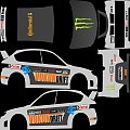 Projekt oklejenia Subaru Vokun Team