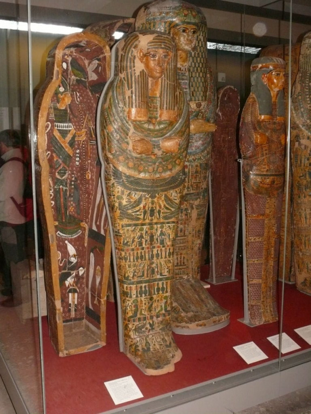 Słynna egipska kolekcja mumii. #BritishMuseum