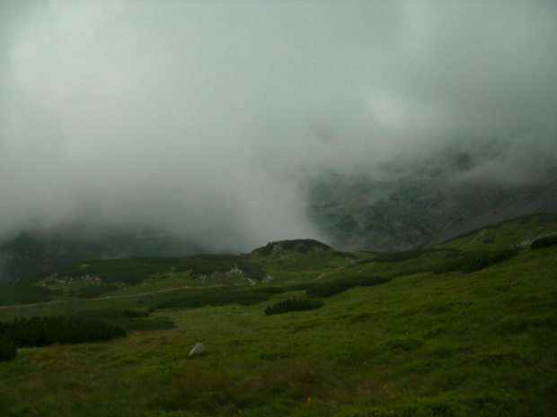 Zakopane 2009, sierpień, w drodze do Schroniska na Murowańcu z Kasprowego Wierchu