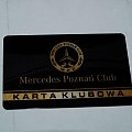 Karta klubowa Mercedes Poznań Club - przód #MercedesPoznańClub