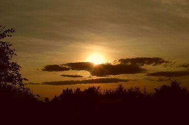 zachod słonca #chmury #niebo #slonce