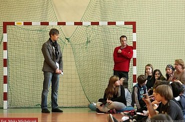 Wizyta piłkarzy TS "Wisła" w naszej szkole #SzkołaPodstawowaNr30