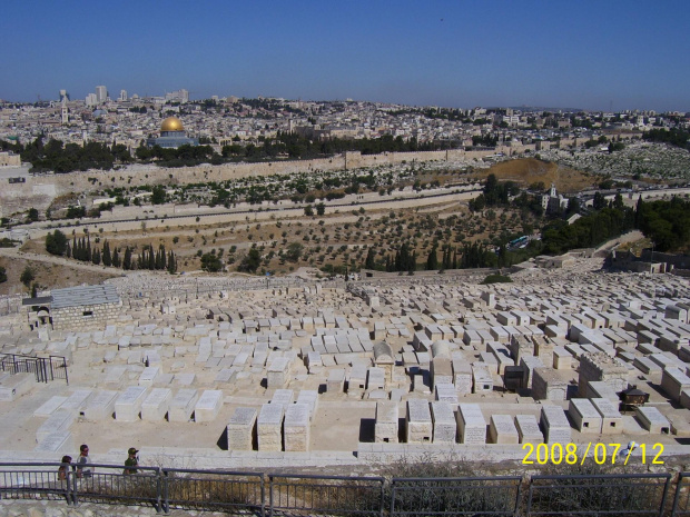 Jerozolima/widok z Góry Oliwnej #IzraelZabytek