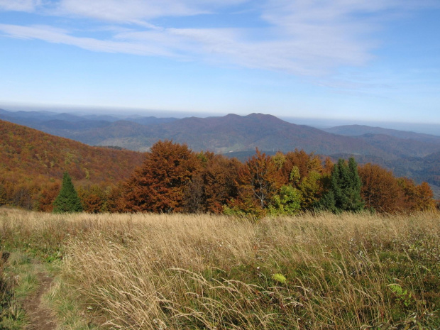 Widok z Małego Jasła, #Góry #Bieszczady