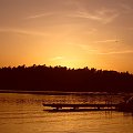 #Licheń #molo #jezioro #ZachódSłońca