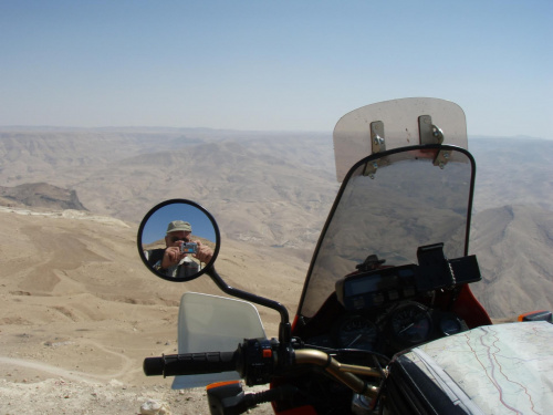 Jordania - Wadi Mujib #podróże #motoryzacja #AfricaTwin #BliskiWschód