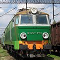 21.08.2008 ET22-343 (ZT Ostrów Wlkp) stoi na odstawczym torze (żeberku) dla lokomotyw i czeka na pociąg towarowy z Niemiec.