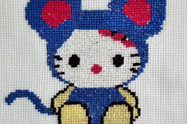 Diana, kl.IV #haft #diecięce #HelloKitty