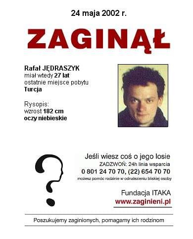 #AkcjaPlakat #apel #PLAKATZITAKA #pomóż #RafałJędraszyk #MissingInTurkey #MissingPerson #Turcja #VAN