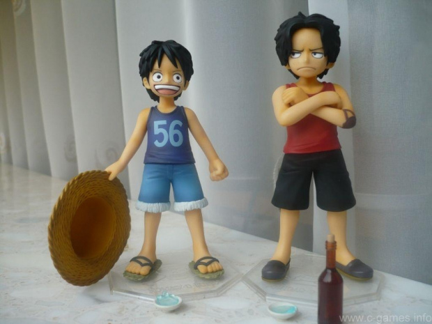 Monkey D. Luffy and Portgas D. Ace - One Piece - 1/8 Portrait of Pirates CB-EX Brothers Bond #OnePiece #PortraitOfPirates #Luffy #Manga #MegaHouse