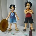 Monkey D. Luffy and Portgas D. Ace - One Piece - 1/8 Portrait of Pirates CB-EX Brothers Bond #OnePiece #PortraitOfPirates #Luffy #Manga #MegaHouse