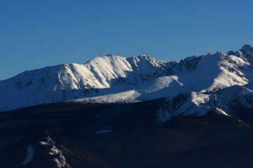 #Góry #Tatry #zima #śnieg #widok #panorama