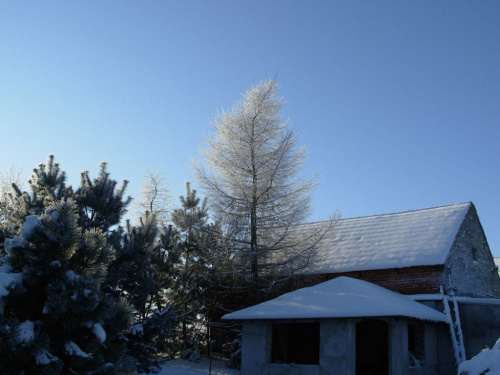 zima na wsi mazurskiej #zima