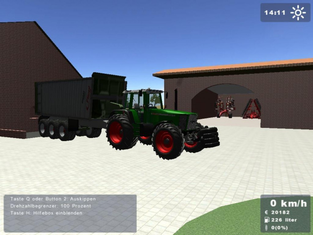 Fendt 818 Favorit + Fliegl Tridem #LandwirtschaftsSimulator2008 #Fendt #Favorit #Fliegl #Tridem