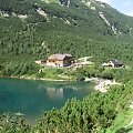 Zielony Staw Kieżmarski i schronisko #Góry #Tatry