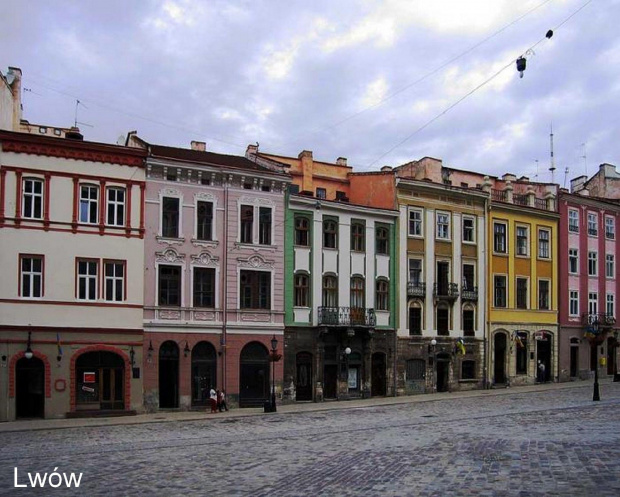 Lwów - Stare Miasto.
Rynek.
