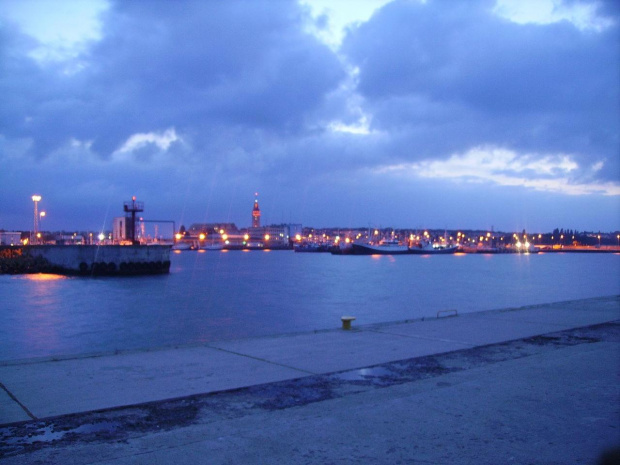 #Władysławowo #port #noc #morze