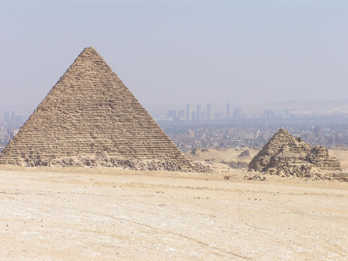 Piramidy w Gizie #Egipt #egzotyczne #Giza #Kair #piramida