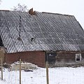 zabytkowa chata drewniana z XVIII w. w Gałczynku