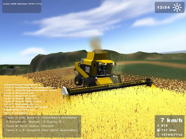 CAT Lexion 480 #CAT #Lexion #LandwirtschaftsSimulator2008