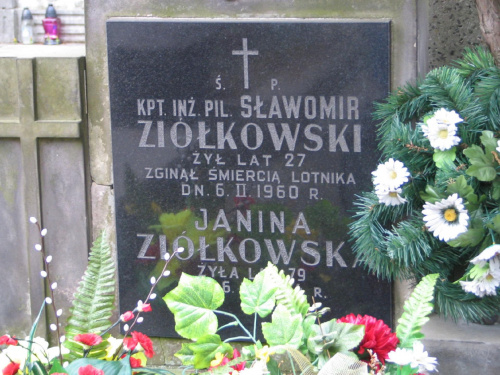 grób Sławka Ziólkowskiego