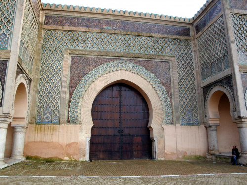 Meknes - Wersal Maroka - brama Bab el-Mansur #Maroko #Meknes