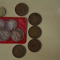 angielskie stare monety #monety #pence #pensówki