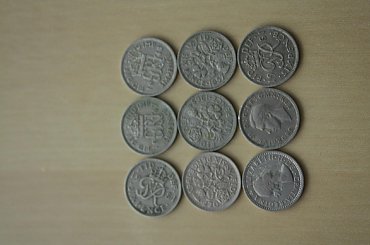 sześcio pensówki #monety #pence #pensówki