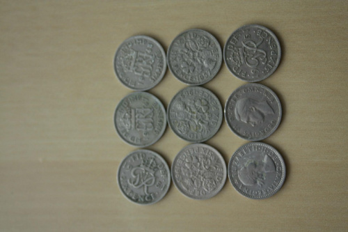 sześcio pensówki #monety #pence #pensówki