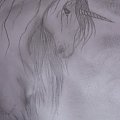 #koń #jednorożec #fantasy #rysunek #szkic #smutek