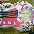 Tort - gitara Hannah Montana dla mojej ślicznej bratanicy #tort