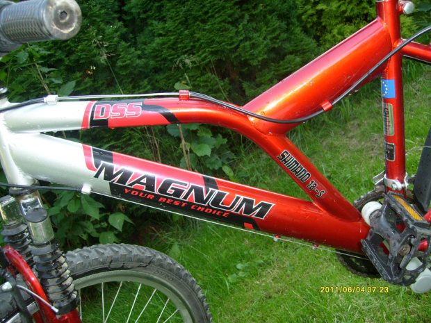 Czerwony Rower "MAGNUM" #Rower