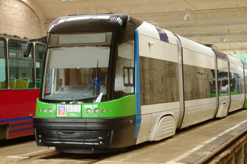 Najnowszy szczeciński tramwaj Swing.
