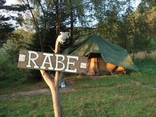studencka baza namiotowa Rabe