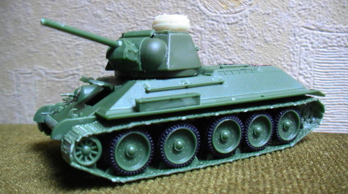 Kończę pracę nad czołgiem. #CzołgiModele