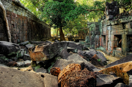 Kambodża - ruiny Angkor (HDR) #Kambodża #HDR