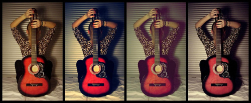 Efekty photo scape. #gitara