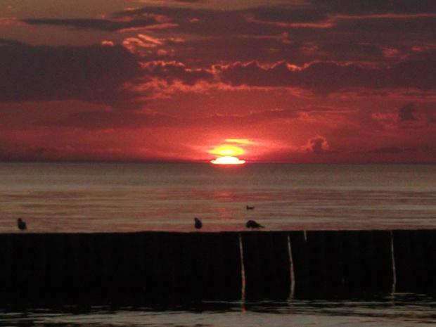 zachód słońca w Kołobrzegu.^^ #ZachódSłońca
