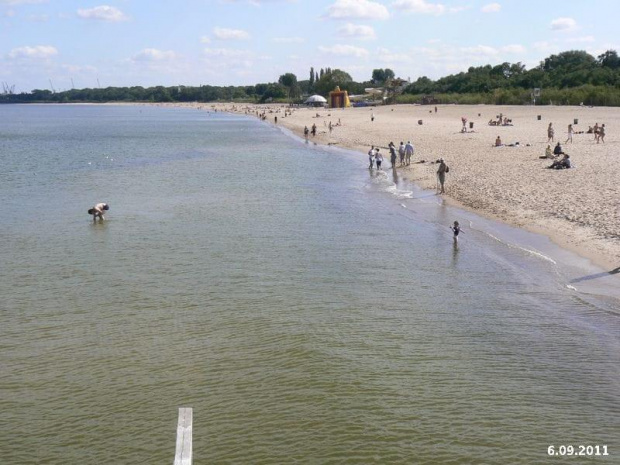 Plaża w stronę Brzeźna #Morze