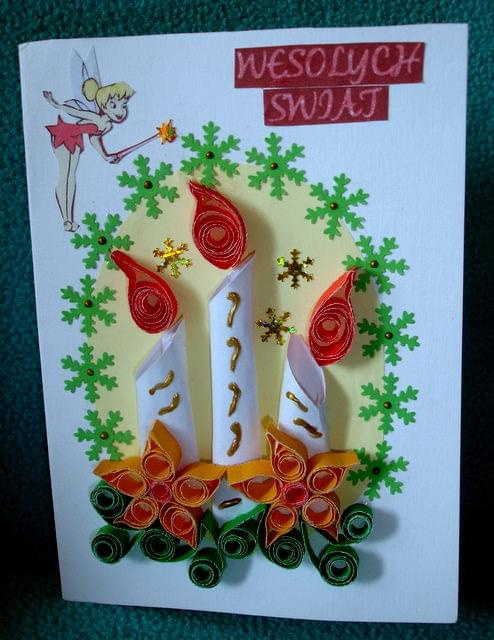 karteczka świąteczna od mychy z Talencika
